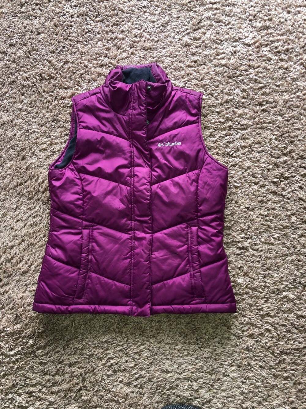 Columbia Women's Purple Puffer Vest